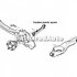 Tendon punte spate inferior Ford focus 2 1.8 tdci